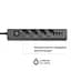 Мережевий фільтр-подовжувач СolorWay 4 розетки/3USB (2USB-A + 1 TYPE-C) (24W) Black 2 м (CW- CHE432PDB) - мініатюра 9