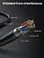 Патч корд Ugreen мережевий кабель Ethernet RJ45 Cat 7 10 Гбіт/с 600 МГц 2м Black (NW106) - мініатюра 5