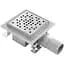 Трап для душу Rea Dots 12x12 nickiel brushed REA-G6202 - мініатюра 1