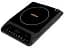 Настільна плита Hilton HIC-150, Black, 1500W, індукційна, 8 режимів, 1 конфорка, керування електронне, склокераміка, розпізнавання посуду, таймер - мініатюра 1