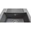 Мойка кухонная Valetti Art 26N прямоугольная композитная 620х500 мм серо-черная - миниатюра 5