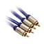 Аудіокабель міжблочний 2RCA-2RCA Inakustik Premium Audio Stereo RCA 0.75m - мініатюра 2