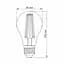 Светодиодная лампа Videx Filament A60FA 10W E27 2200 K (VL-A60FA-10272) - миниатюра 3