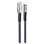 Дата кабель USB 2.0 AM to Lightning 1.0m zinc alloy blue ColorWay (CW-CBUL010-BL) - миниатюра 2
