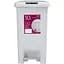 Відро для сміття MBM My Home з кришкою та педаллю 10 л сіре (BIN-01 10L GRAY) - мініатюра 1