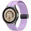 Ремешок для Samsung Galaxy Watch 4 Classic 46mm - фиолетовый ширина крепления 20мм силикон Watchbands Cls-black (W33-8WB87751991) - миниатюра 1