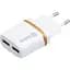 Зарядний пристрій INKAX CD-11 Travel charger + Lightning cable 2USB 2.4A White - мініатюра 4