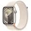 Apple Watch Series 9 GPS 45mm Starlight Aluminium with Starlight Sport Loop MR983 - миниатюра 1