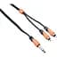 Коммутационный кабель Bespeco Jack 6.3 mono - 2xRCA SLYJRM300 3м - миниатюра 1