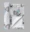 Багаторазова дитяча непромокальна пелюшка 50 х 70 см, бавовна + мембрана + бамбукова махра BST Темно-Сірий - мініатюра 1