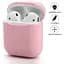 Чехол для беспроводных наушников - чехол для Airpods 1/2 Розовый чехол для эирподс - миниатюра 1