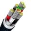 Кабель Baseus Flash Series Ⅱ 3-in-1 Cable USB to MicroUSB+Lightning+Type-C 100W 1.2m CASS030003 Blue - миниатюра 4