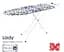 Дошка для прасування Casa Si Lady 122x38 White/Blue Crystals (CS93574R267) - мініатюра 2