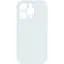 Чохол Silicone Case із захистом камери Full Apple iPhone 15 Pro White - мініатюра 1