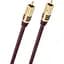 Сабвуферный кабель RCA-RCA Oehlbach NF Sub 500 5m Burgundy - мініатюра 1
