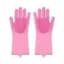 Силіконові рукавички Better Glove універсальні з ворсинками-щітками - мініатюра 1
