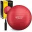 М'яч для фітнесу (фітбол) 4FIZJO 75 см Anti-Burst Red (P-5907739316356) - мініатюра 1