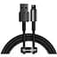 Кабель Baseus Tungsten Gold Fast Charging Data Cable USB to Lightning 2.4A 1 м Чорний - мініатюра 1
