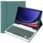 Чехол-книжка BeCover с беспроводной клавиатурой для Samsung Galaxy Tab A9 SM-X115 8.7" Dark Green (712357) - миниатюра 1