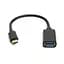 Дата кабель OTG USB 2.0 AF to Type-C 0.1m PowerPlant (CA911837) - мініатюра 1