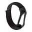 Ремінець Nylon Mi Band 3/4/5/6/7 Чорний Sand - мініатюра 2