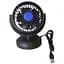 Портативный настольный мини вентилятор Portable Fan F30A автомобильный USB Черный - миниатюра 1