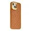 Чохол-накладка Kajsa Briquette Collection Rhombus Apple iPhone 15 Brown - мініатюра 3