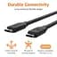 Кабель Amazon Basics USB-C to USB-C 4.0 для швидкого заряджання - мініатюра 7