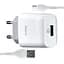 Сетевое зарядное устройство Hoco C72Q Glorious single port QC3.0 charger set ( Type-C ) ( EU ) Белый - миниатюра 1