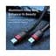 Дата кабель USB-C to USB-C 2.0m PD2.0 100W (20V/5A) red+black Baseus (CATKLF-AL91) - мініатюра 2