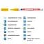 Маркер Edding Paint e-751 1-2 мм круглый желтый (e-751/05) - миниатюра 4
