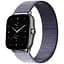 Ремінець нейлоновий на липучці BeWatch Xiaomi Amazfit BIP/GTS/GTR 20 мм Темно-синій (1021398.1UW) - мініатюра 1