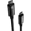 Кабель Baseus Tungsten Gold Fast Charging Cable Type-C to Type-C 240W 1m CAWJ040001 Black - мініатюра 2