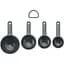 Набор мерных ложек KitchenAid Coreline серый 4 шт. (KQG058OHCGG) - миниатюра 4