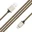 Кабель USB-A to Lightning XtremeMac Nylon Cable Gold 1.2 м (XCL-PRC-93) - мініатюра 2