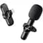 Мікрофон Remax безпровідний петличний K09 Ryusic Series One-to-One Lightning чорний - мініатюра 1