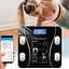 Смарт-весы напольные фитнес-весы Smart Scale 25x25 см Черный 180 кг - миниатюра 3