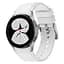 Ремінець для Samsung Galaxy Watch 5 40mm - білий ширина кріплення 20мм силікон Watchbands Galaxy Classic (W42-7WB56479192) - мініатюра 2