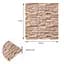 Самоклеящаяся 3D панель Sticker Wall 700х770х3мм Екатеринославский кирпич 344-3 SW-00001383 - миниатюра 3