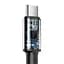 Кабель Baseus High Density Braided Cable Type-C to Type-C 100W 2m CATGD-A01 Black - мініатюра 3