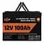 Аккумулятор LogicPower LiFePO4 12V (12,8V) - 100 Ah (1280Wh) (Smart BMS 100А) - миниатюра 3