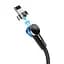 USB Cable Hoco S8 Magnetic Lightning Black 1m - мініатюра 4
