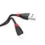 Кабель Hoco X27 Pisces Cable USB to Lightning 2,4A 1m Black - миниатюра 1