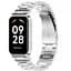 Ремінець-бампер DK для Xiaomi Redmi Smart Band 2 Metal Fitlink Steel Watch Band (017613) (silver) - мініатюра 4