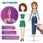 Настільна магнітна гра Magdum Magnetic dolls магнітна лялька та 27 магнітів ML4032-09 EN - мініатюра 3
