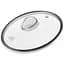 Кришка скляна Gipfel Satrika 26 см з силіконовою основою та сталевою ручкою (1037) - мініатюра 1