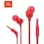 Наушники JBL T110 Tune проводная гарнитура красная JBLT110RED - миниатюра 4