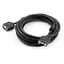 Кабель мультимедийный VGA 5 m MM ferrite Vinga (VCPDCVGAMM5MBK) - миниатюра 2