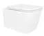 Унітаз підвісний Qtap Crow Rimless, з сидінням Slim Duroplast/ Soft-close/ Quick Release QT05335171RW - мініатюра 1