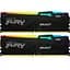 Модуль пам'яті для комп'ютера DDR5 16GB (2x8GB) 6000 MHz FURY Beast RGB Kingston Fury (ex.HyperX) (KF560C36BBEAK2-16) - мініатюра 1